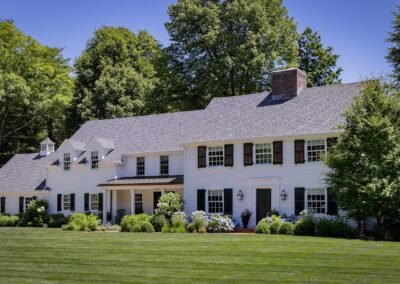 1-Suburban-splendor-colonial-house-renovation-front-facade-westwood-David-Sharff-Architect
