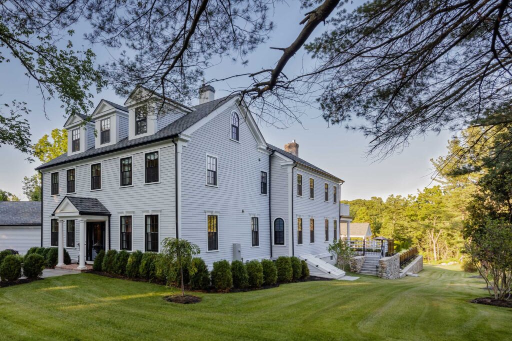 2-Antique-Colonial-renovation-front-view-Westwood-David-Sharff-Architect