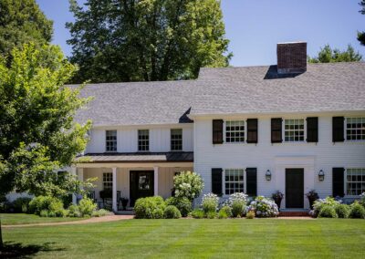 2-Suburban-splendor-colonial-home-renovation-front-facade-detail-westwood-David-Sharff-Architect