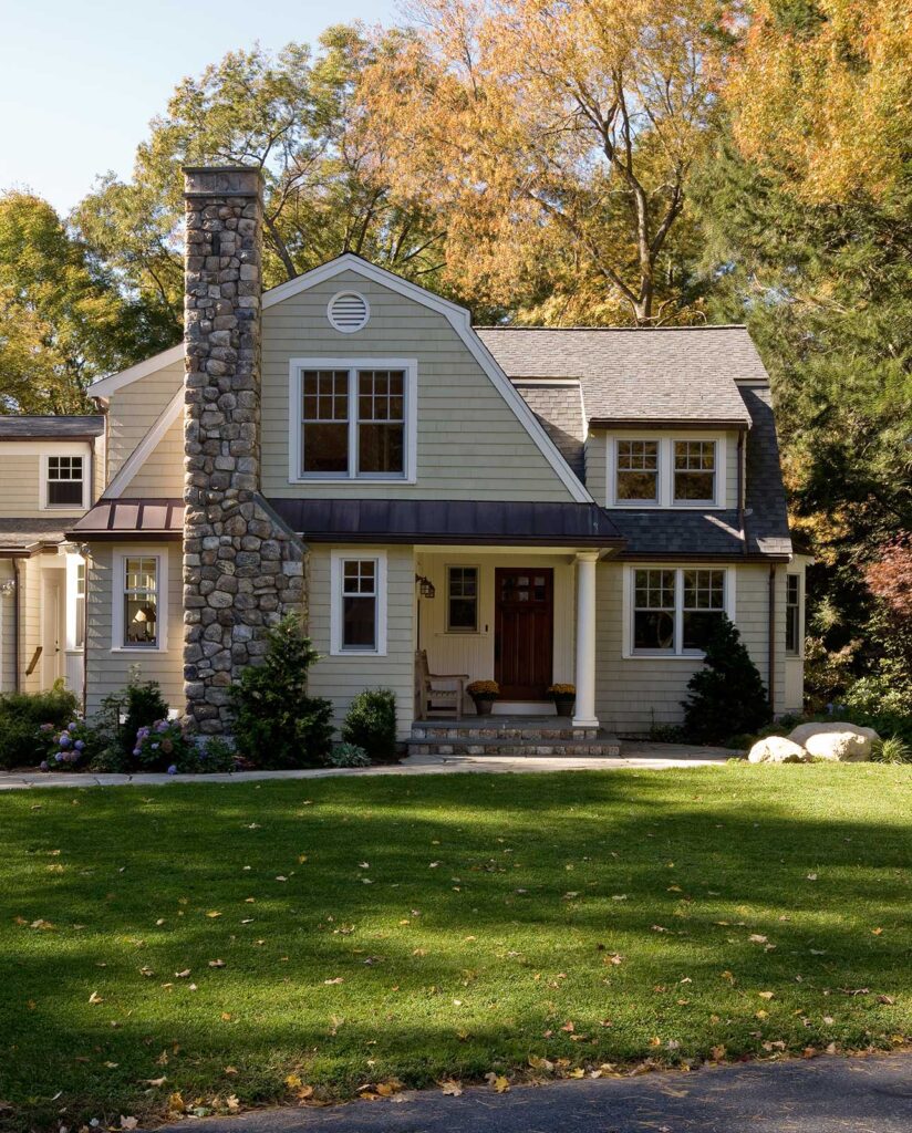 2-Whole-house-renovation-front-entry-Wellesley-David-Sharff-Architect
