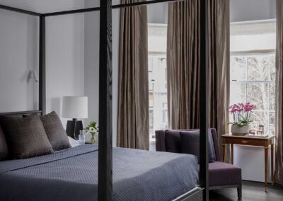 22-Historic-meets-modern-brownstone-renovation-primary-bedroom-boston-David-Sharff-Architect