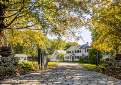 4-Colonial-renovation-and-addition-front-gate-Westwood-David-Sharff-Architect