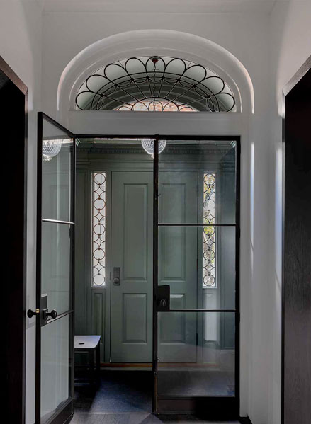 6-Historic-meets-modern-brownstone-renovation-entry-foyer-boston-David-Sharff-Architect