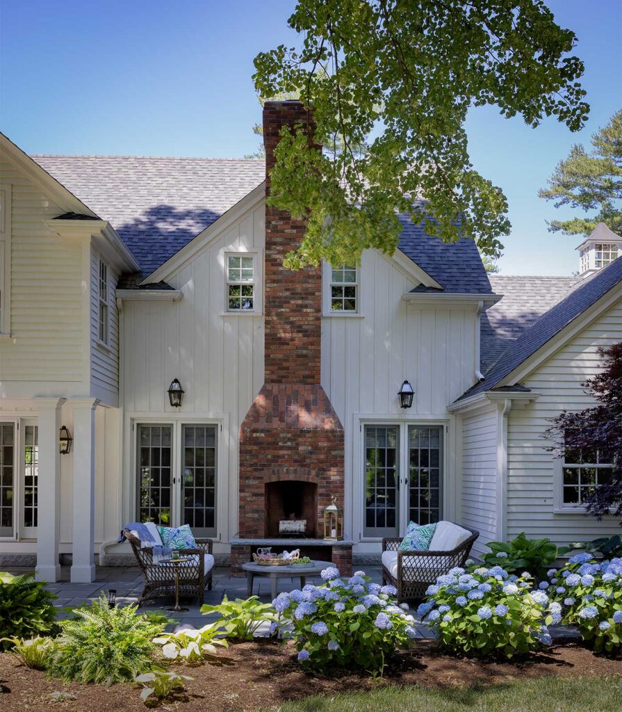 6-Suburban-splendor-colonial-house-renovation-rear-porch-chimney-westwood-David-Sharff-Architect